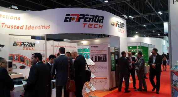 国产蜜桃AV在线免费看科技亮相2015中東智能卡及支付業展覽會